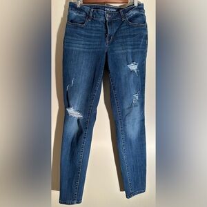 Maurices Women’s Distressed Skinny Jeans - Tall 31x30